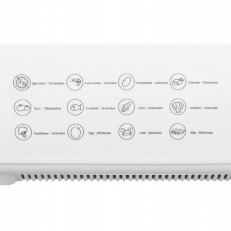 Cuptor cu aburi Saturn ST-EC1187, 1500W, 12 l, Auto stop, Indicator nivel apă, Alb
