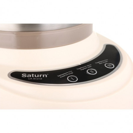 Tocator de alimente Saturn ST-FP7180, 500 W, Macinare, Framantare, 7 L, 3 functii, Motor din cupru, Bej/Maro