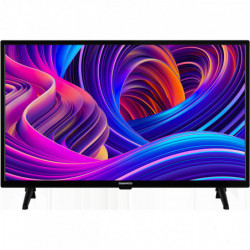 Televizor Smart Daewoo 24DM54HAM, SMART TV, Android, 24", 60 cm, HD Ready 1366x768, Clasa E, 12V, Bluetooth, Negru