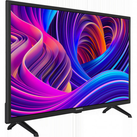 Televizor Smart Daewoo 24DM54HAM, SMART TV, Android, 24", 60 cm, HD Ready 1366x768, Clasa E, 12V, Bluetooth, Negru