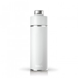 Termos Ninja DW2401EUUKWH, 700 ml, Potrivit pentru bauturi carbogazoase, Izolare tripla, Fara BPA, Cald pana la 8h, Rece pana la 24h, Alb