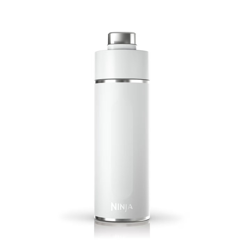 Termos Ninja DW2401EUUKWH, 700 ml, Potrivit pentru bauturi carbogazoase, Izolare tripla, Fara BPA, Cald pana la 8h, Rece pana la 24h, Alb