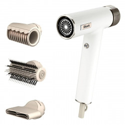 Uscator pentru par Shark HD333EU, 1700 W, 3 trepte, Jet rece, 3 accesorii, Pana la 110°C, Ionizator, Alb