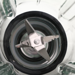 Blender Laretti LR-FP7310, 500W, 1.5 l, Lame din otel inoxidabil, 2 viteze + puls, Mecanism de blocare, Alb