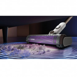 Aspirator vertical Shark IW3612EU, 240W, 0.42 l, 3 trepte, Afisaj LED, Senzori invizibili de detectare a murdariei, Etansare antialergenica, LED, Alb / Auriu