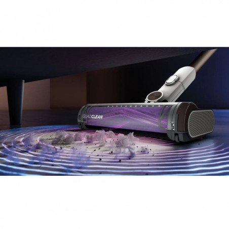 Aspirator vertical Shark IW3612EU, 240W, 0.42 l, 3 trepte, Afisaj LED, Senzori invizibili de detectare a murdariei, Etansare antialergenica, LED, Alb / Auriu
