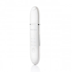 Curățător facial cu ultrasunete Beautifly B-Scrub Young, electrostimulare, exfoliere, reduce punctele negre și acneea, ioni, alb