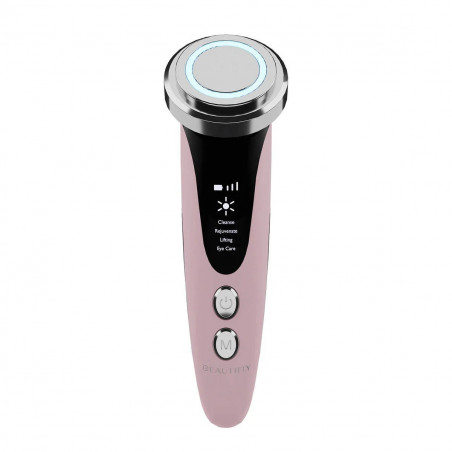 Beautifly B-Glossy Blush dispozitiv de mezoterapie non-invazivă, Stimularea metabolismului celular, Fototerapie și terapie ionică, Reduce ridurile și semnele de acnee, Roz