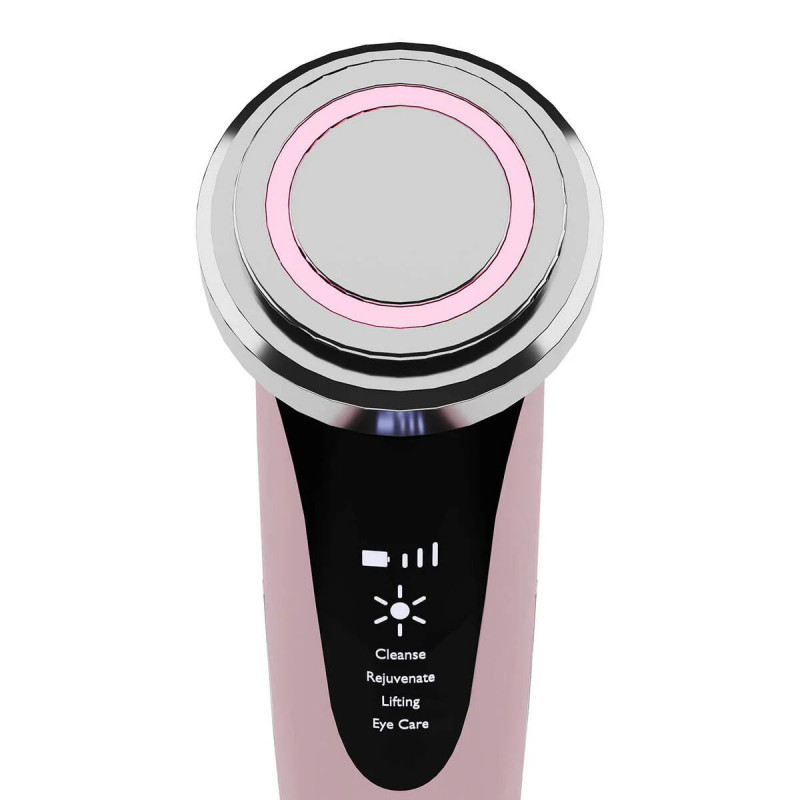 Beautifly B-Glossy Blush dispozitiv de mezoterapie non-invazivă, Stimularea metabolismului celular, Fototerapie și terapie ionică, Reduce ridurile și semnele de acnee, Roz