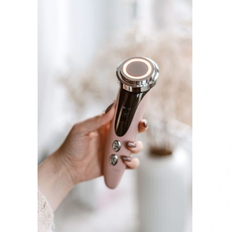 Beautifly B-Glossy Blush dispozitiv de mezoterapie non-invazivă, Stimularea metabolismului celular, Fototerapie și terapie ionică, Reduce ridurile și semnele de acnee, Roz