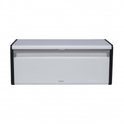 Cutie de pâine Brabantia Fall Front 1003246, 18 l, 46.5x25 cm, Montare pe perete, Fără amprente, Alb