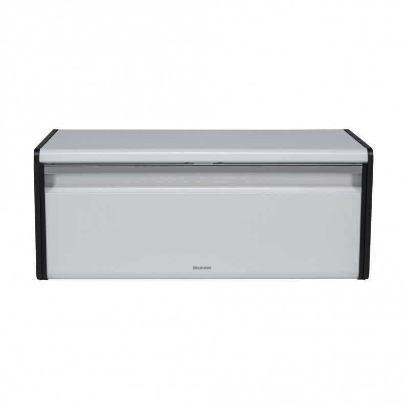 Cutie de pâine Brabantia Fall Front 1003246, 18 l, 46.5x25 cm, Montare pe perete, Fără amprente, Alb