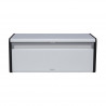 Cutie de pâine Brabantia Fall Front 1003246, 18 l, 46.5x25 cm, Montare pe perete, Fără amprente, Alb