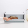 Cutie de pâine Brabantia Fall Front 1003246, 18 l, 46.5x25 cm, Montare pe perete, Fără amprente, Alb