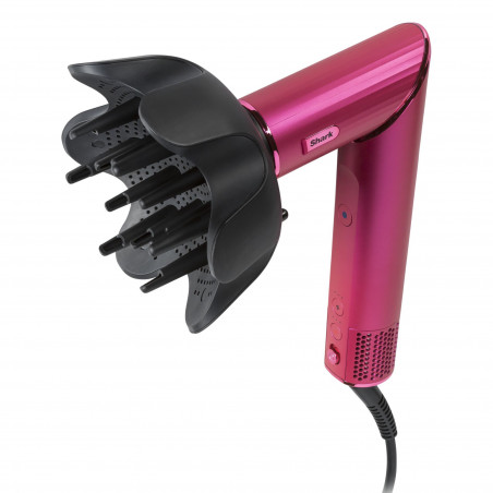 Aparat universal de uscat și ondulat Shark FlexStyle HD440BPEU 2in1, 1400 W, 3 niveluri de putere și căldură, tehnologie Coanda, ionizare, 5 atașamente, roz