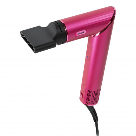 Aparat universal de uscat și ondulat Shark FlexStyle HD440BPEU 2in1, 1400 W, 3 niveluri de putere și căldură, tehnologie Coanda, ionizare, 5 atașamente, roz