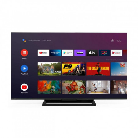 Televizor Smart Toshiba 43UA3E63DG, 43", 108cm, UHD-4K 3840x2160, Clasa F, Android, Dolby Vision HDR, TRU Dimming, Negru
