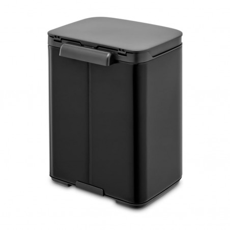 Cos pentru gunoi Brabantia Bo Small 1006622, 4 L, Deschidere lina si silentioasa, Bază antiderapantă, Negru