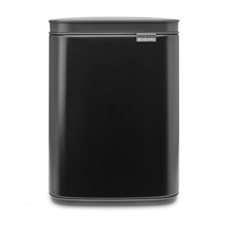 Cos pentru gunoi Brabantia Bo Small 1006622, 4 L, Deschidere lina si silentioasa, Bază antiderapantă, Negru