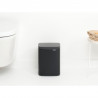 Cos pentru gunoi Brabantia Bo Small 1006622, 4 L, Deschidere lina si silentioasa, Bază antiderapantă, Negru