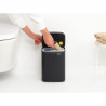 Cos pentru gunoi Brabantia Bo Small 1006622, 4 L, Deschidere lina si silentioasa, Bază antiderapantă, Negru
