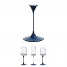 Picior cu fixare magnetica pentru pahare Trebonn SplitGlass 2025102, Ø7.5x12 cm, Sistem modular, Aluminiu, Albastru