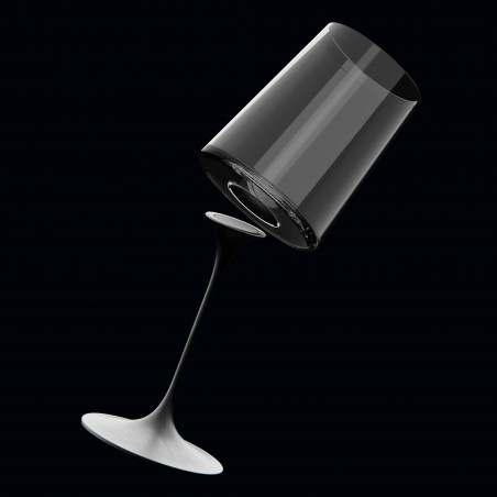Picior cu fixare magnetica pentru pahare Trebonn SplitGlass 2025100, Ø7.5x12 cm, Sistem modular, Aaluminiu, Negru