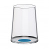 Set 2 pahare de cristal Trebonn SplitGlass 2025122, 280 ml, Ø7.3x9 cm, Posibilitatea atasare picior, Albastru