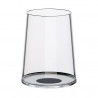 Set 2 pahare de cristal Trebonn SplitGlass 2025120, 280 ml, Ø7.3x9 cm, Posibilitate atasare de picior, Negru