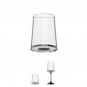 Set 2 pahare de cristal Trebonn SplitGlass 2025120, 280 ml, Ø7.3x9 cm, Posibilitate atasare de picior, Negru