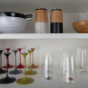 Set 2 pahare de cristal Trebonn SplitGlass 2025120, 280 ml, Ø7.3x9 cm, Posibilitate atasare de picior, Negru