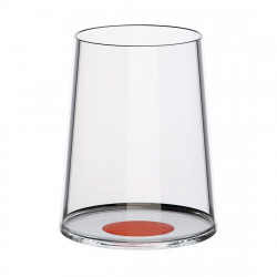 Set 2 pahare de cristal Trebonn SplitGlass 2025121, 280 ml, Ø7.3x9 cm, Posibilitate atasare picior, Roșu