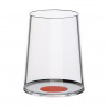 Set 2 pahare de cristal Trebonn SplitGlass 2025121, 280 ml, Ø7.3x9 cm, Posibilitate atasare picior, Roșu