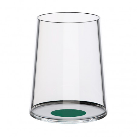 Set 2 pahare de cristal Trebonn SplitGlass 2025123, 280 ml, Ø7.3x9 cm, Posibilitate atasare picior, Verde