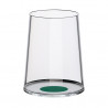 Set 2 pahare de cristal Trebonn SplitGlass 2025123, 280 ml, Ø7.3x9 cm, Posibilitate atasare picior, Verde