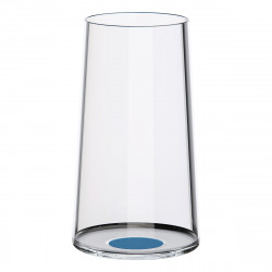 Set 2 pahare de cristal Trebonn SplitGlass 2025132, 320 ml, Ø7.8x12.5 cm, Posibilitate atasare picior, Albastru