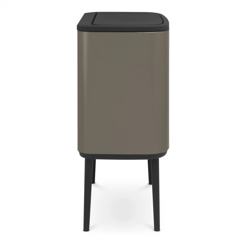 Coș Brabantia Bo Touch 651113, 11+23 l, Deschidere lină și silențioasă, Deschidere mare, Gri