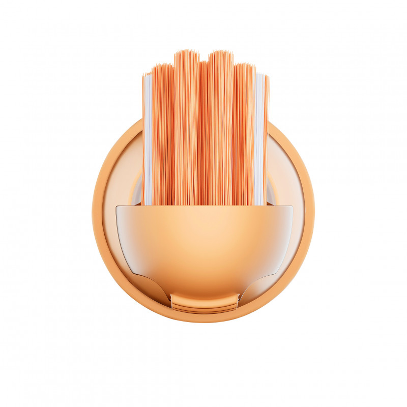 Periuta de dinti electrica Oclean Ease, 2.5W, 66000 rpm, 2 moduri, Timer, Autonomie 120 zile, 45 dB, Tip-C, Orange