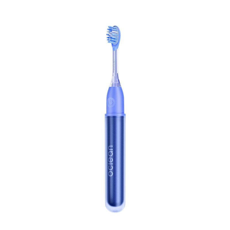Periuta de dinti electrica Oclean Ease, 2.5W, 66000 rpm, 2 moduri, Timer, Autonomie 120 zile, 45 dB, Tip-C, Albastru
