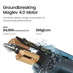 Periuță de dinți electrică Oclean X Pro 20 Set, AI, Maglev 4.0, 84000 RPM, Wi-Fi, FlexFit, IPX7, alertă de zonă ratată, autonomie 40 de zile, husă, verde