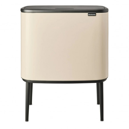Brabantia Bo Touch 1005547, 11+23 l, Fierbere lină și silențioasă, Deschidere Golam, Bej
