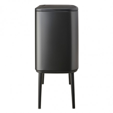 Coș Brabantia Bo Touch 1008854, 36 L, Deschidere lină și silențioasă, Deschidere mare, Gri închis