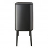 Coș Brabantia Bo Touch 1008854, 36 L, Deschidere lină și silențioasă, Deschidere mare, Gri închis