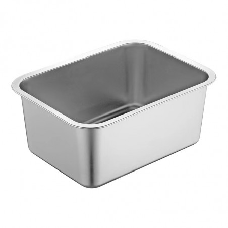 Tava de copt Rosberg R51222K407, 40x30x7 cm, Otel inoxidabil, Dreptunghiulara, Inox