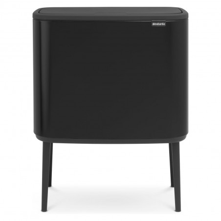 Brabantia Bo Touch 651106 Boklok de 36 de litri, 36 l, preparare lină și silențioasă, deschidere Golam, negru