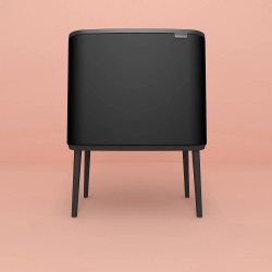 Brabantia Bo Touch 651106 Boklok de 36 de litri, 36 l, preparare lină și silențioasă, deschidere Golam, negru