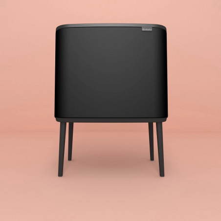 Brabantia Bo Touch 651106 Boklok de 36 de litri, 36 l, preparare lină și silențioasă, deschidere Golam, negru