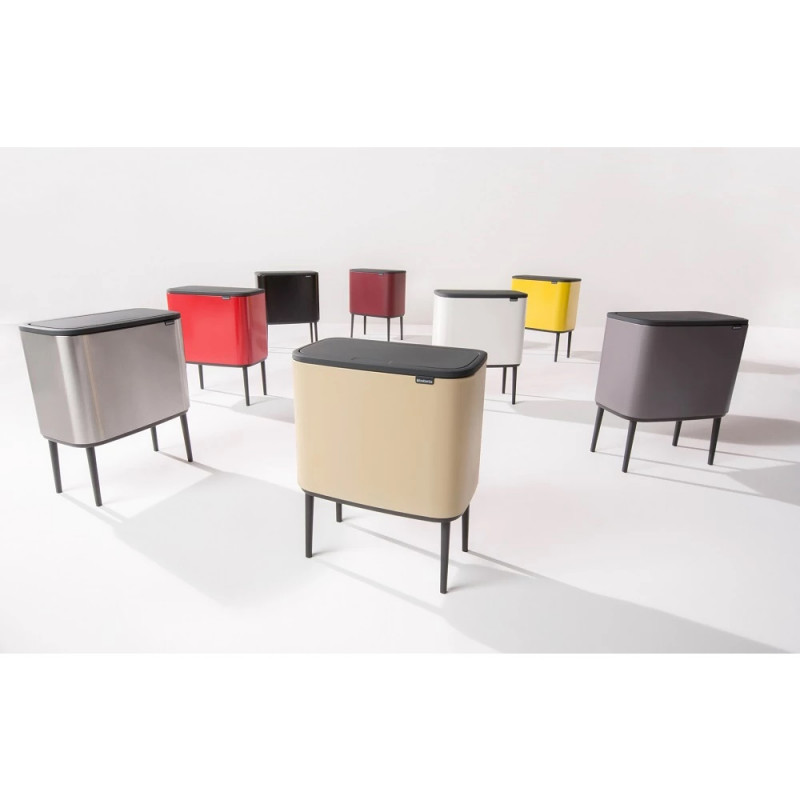 Brabantia Bo Touch 651106 Boklok de 36 de litri, 36 l, preparare lină și silențioasă, deschidere Golam, negru