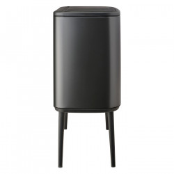 Coș Brabantia Bo Touch 1008857, 3x11 l, Deschidere lină și silențioasă, Deschidere mare, Gri închis