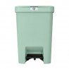 Coș cu pedală Brabantia StepUp 1008484, 25 L, Materiale ecologice, Deschidere mare, Verde deschis